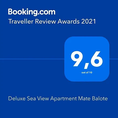 Deluxe Sea View Mate Balote Apartmán Rijeka